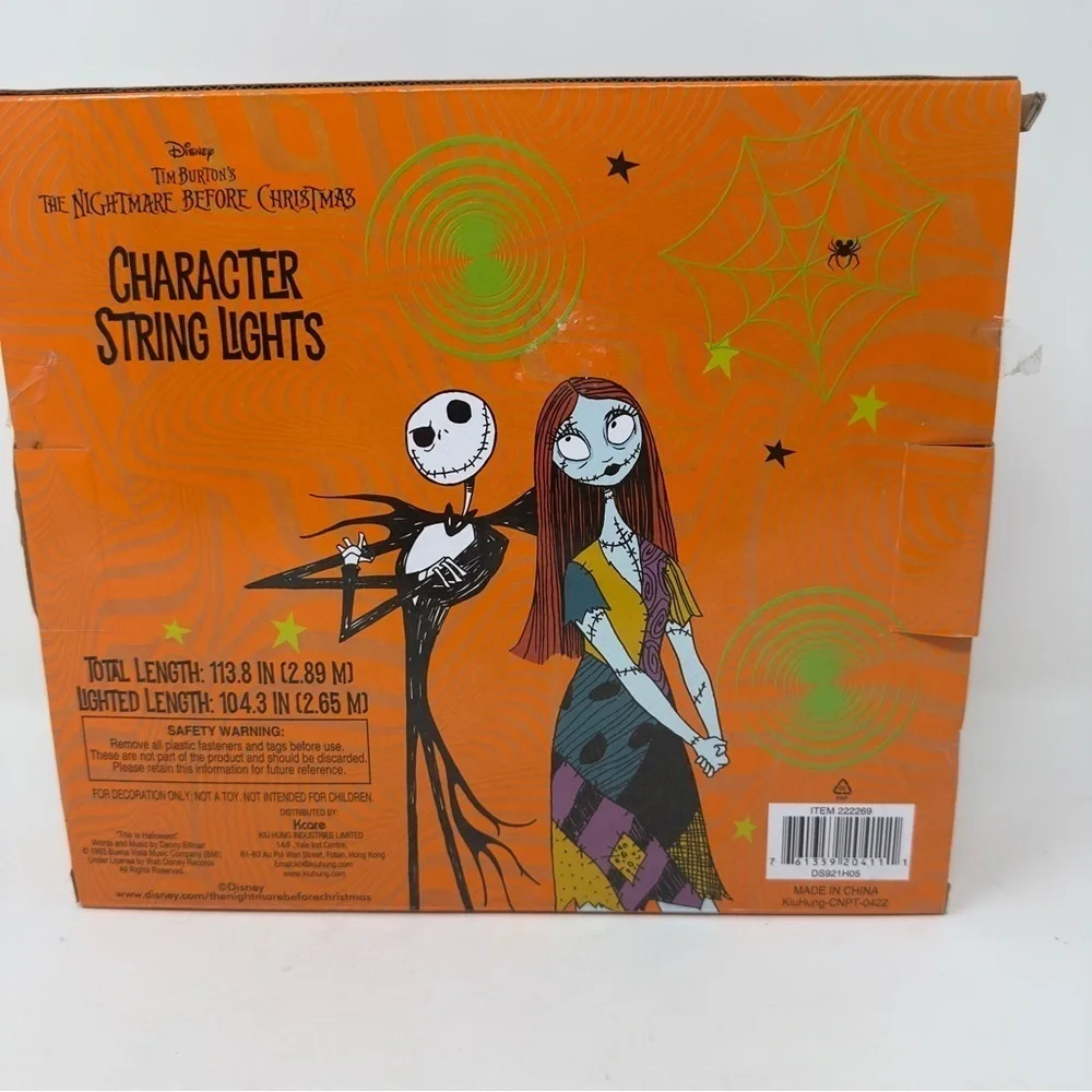Disney Nightmare Before Christmas Musical Character String Lights